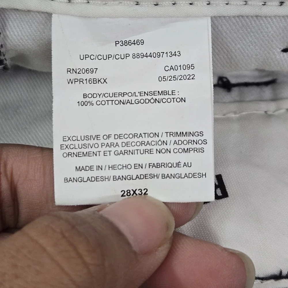 Dickies‎ Men Pants 28X32 Black Chino Regular Taper Zipper 29
